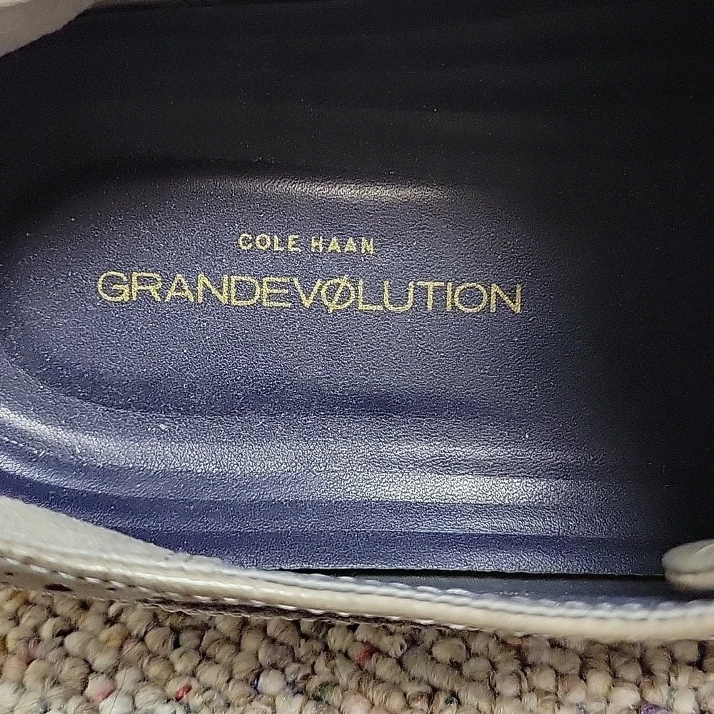 Cole Haan Grandevolution Men's Gray Leather Wingtip Derby Shoes Sz 12
